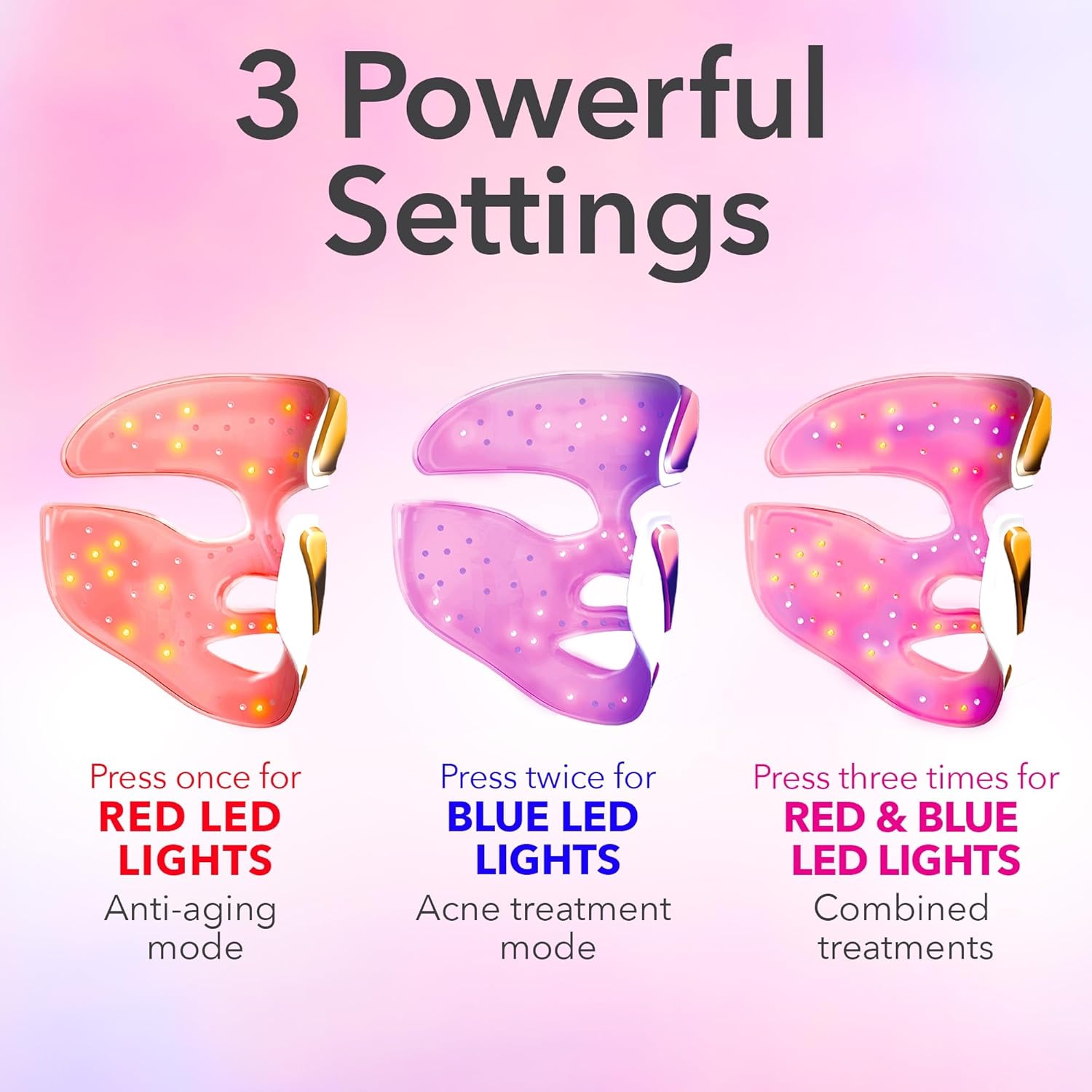 Dr Dennis Gross LED mask 3 modes red blue combined